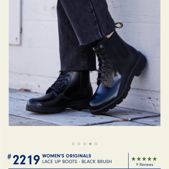 BLUNDSTONE Black Brush lace boot - Picture 2 of 7